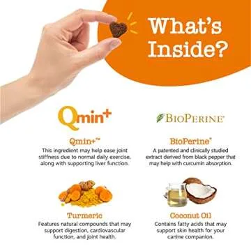 Zesty Paws Turmeric Curcumin for Dogs - for Hip & Joint Mobility Supports Canine Digestive Cardiovascular & Liver Health - Coconut Oil for Skin Health with 95% Curcuminoids + BioPerine Bacon, 90 Count