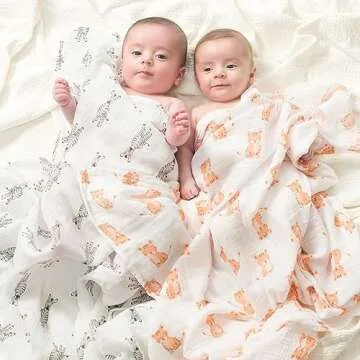 aden + anais Muslin Swaddle Blankets for Newborns and Toddlers