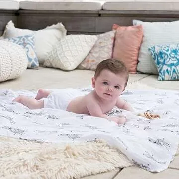 aden + anais Muslin Swaddle Blankets for Newborns and Toddlers