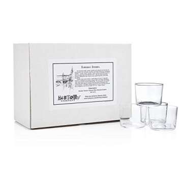Authentic Spanish Bodega Glasses – Gift-Ready Set of 4