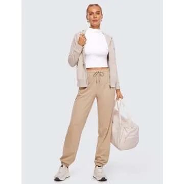 CRZ YOGA Butterluxe Mock Turtleneck Crop Top for Chic Style