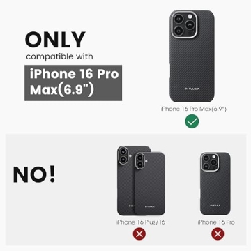 Pitaka MagSafe iPhone 16 Pro Max Case - Ultra Slim