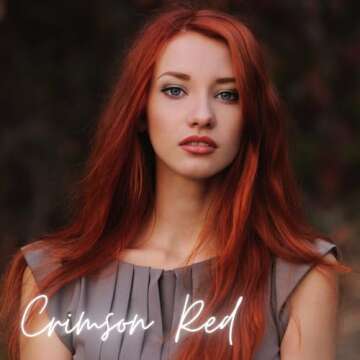 Watercolors Semi Permanent Color Depositing Shampoo. Sulfate & Paraben Free to Maintain & Enhance Hair Color 8 fl oz - CRIMSON SPLASH