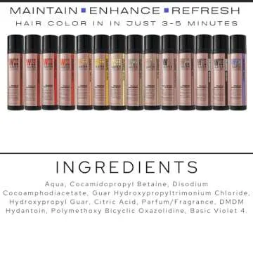 Watercolors Semi Permanent Color Depositing Shampoo. Sulfate & Paraben Free to Maintain & Enhance Hair Color 8 fl oz - CRIMSON SPLASH