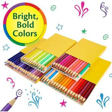 Crayola 120ct Colored Pencils Set - Art Supplies for Kids