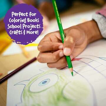 Crayola 120ct Colored Pencils Set - Art Supplies for Kids