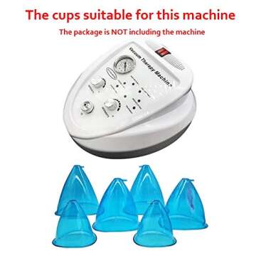 Premium 180ML Vacuum Therapy Cups for Effective Body Contouring