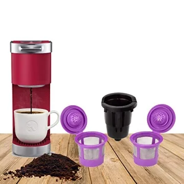 Keurig Mini Reusable K Cup | Durable & Easy To Use | 2 Pack + Adapter