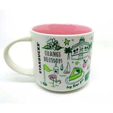 Starbucks FLORIDA Been There Series Across The Globe Collection Ceramic Coffee Mug, 14 ounces