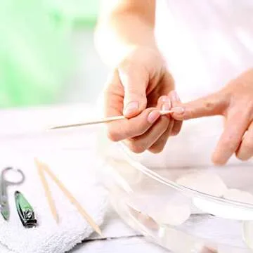 Roomir 100PCS Wooden Cuticle Pushers for Nails