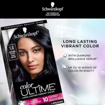 Schwarzkopf Color Ultime Hair Color - Sapphire Black Dye