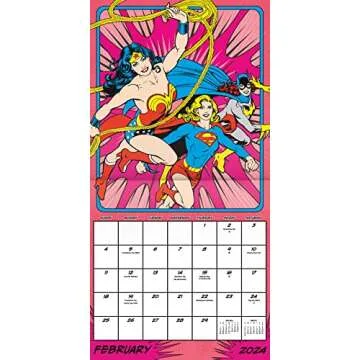 2024 DC Comics Justice League Classic Wall Calendar
