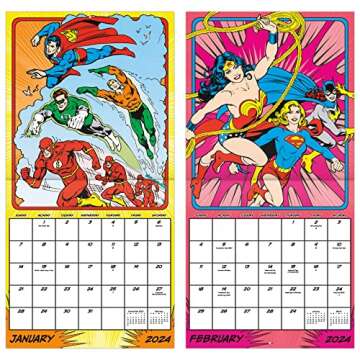 2024 DC Comics Justice League Classic Wall Calendar