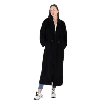 Stylish Women's Oversized Wool Blend Trench Coat