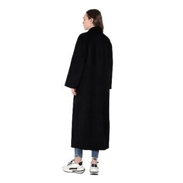 Stylish Women's Oversized Wool Blend Trench Coat