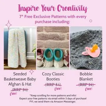 Tweed Twinkles Soft Baby Yarn - 8 Skeins, 696 Yards - Perfect for Beginners!