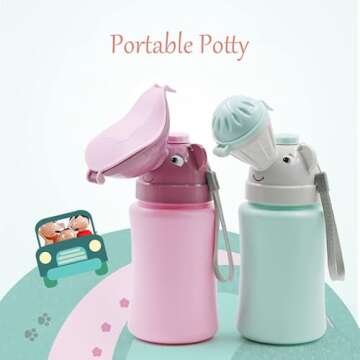 Portable Potty Travel for Car Travel Camping for Outdoor Car Travel Road Trip Camping Park Beach (Gi...