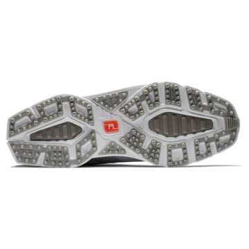 FootJoy Men's Pro|sl Sport Golf Shoe, White/Orange, 7