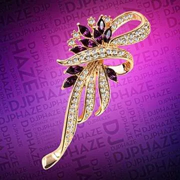 Walbest Rhinestone Brooch Pin for Women - Elegant Gift