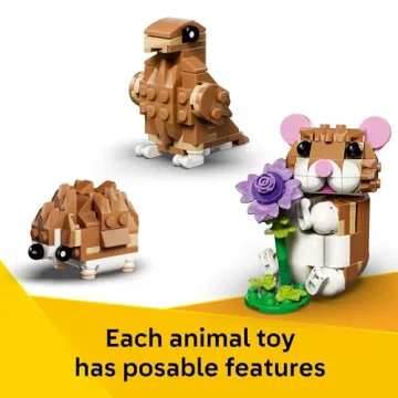 LEGO Creator 3 in 1 Cute Hamster Building Toy for Kids