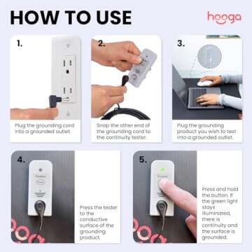 Hooga Grounding Tester for Grounding Mats and Sheets
