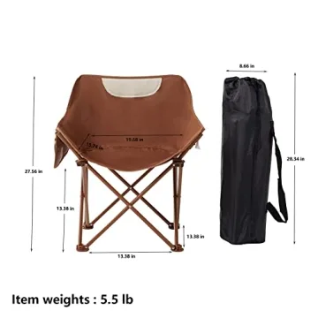 Lightweight Portable Camping Chair with Carry Bag