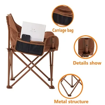 Lightweight Portable Camping Chair with Carry Bag