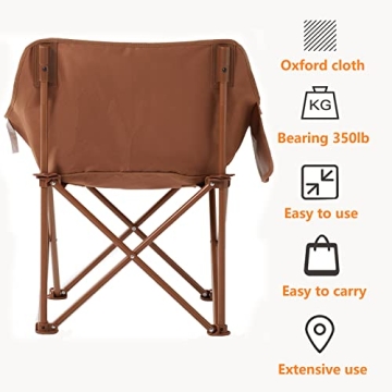 Lightweight Portable Camping Chair with Carry Bag