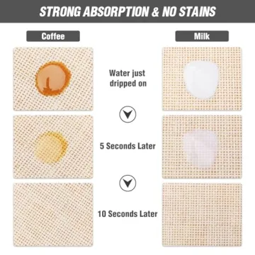 Absorbent Coffee Mat for Easy Clean Coffee Bars