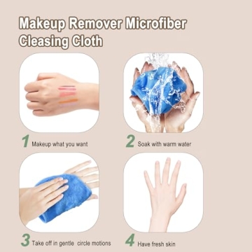 KODAMO Reusable Makeup Remover Cloths - Gentle & Eco-Friendly