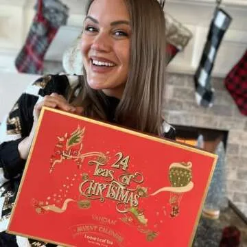VAHDAM, Advent Calendar 2025 | 24 Unique Loose Leaf Tea - Exclusive Holiday Tea Gift Set | Christmas Advent Calendar 2025 for Adults | Advent Calendar 2025 Adult Women & Men