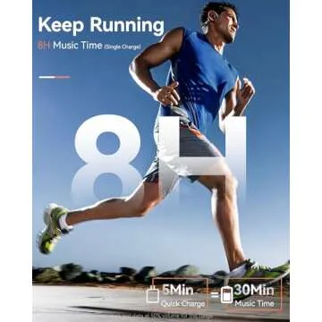 DEMICEA Open Ear Sport Headphones with 32GB Storage