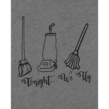 GEMLON I Just Took a DNA Test T-Shirt Women Halloween Sanderson Sisters Retro Vintage Graphic Tee (03-Grey, XL)