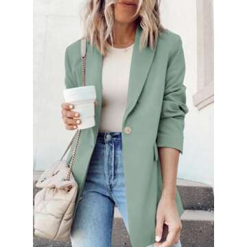 Stylish Dokotoo Women's Blazer for Spring Work Office