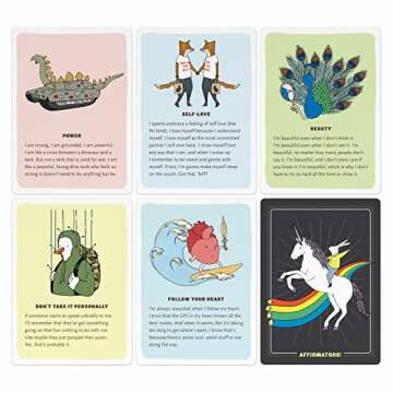 Affirmators! 50 Affirmation Cards Deck to Help You Help Yourself - Without the Self-Helpy-Ness!