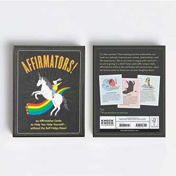 Affirmators! 50 Affirmation Cards Deck to Help You Help Yourself - Without the Self-Helpy-Ness!