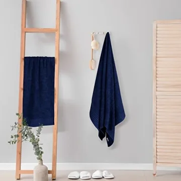 Oversized 100% Cotton Bath Towels - Soft & Absorbent