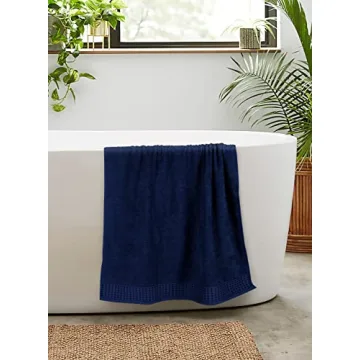 Oversized 100% Cotton Bath Towels - Soft & Absorbent