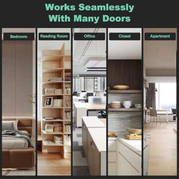 Geek Smart Fingerprint Door Lock Smart Door Lock Biometric Door Knob Keyless Entry Door Locks with Handle for Homes/Apartments/Office/Hotels