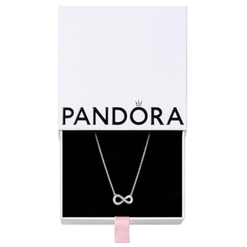 PANDORA Sparkling Infinity Collier Necklace - Great Gift for Her - Stunning Women's Jewelry - Sterli...