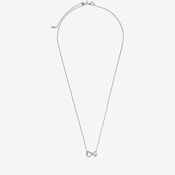 PANDORA Sparkling Infinity Collier Necklace - Great Gift for Her - Stunning Women's Jewelry - Sterling Silver & Cubic Zirconia - 19.7"