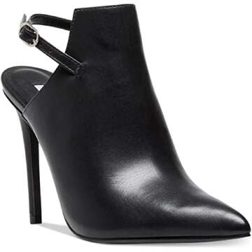 Steve Madden Women's Daily Pump, Black Leather, 10 M US