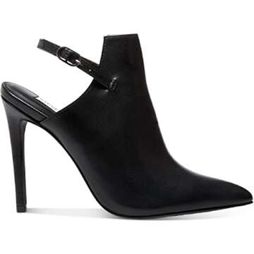 Steve Madden Women's Daily Pump, Black Leather, 10 M US