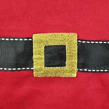 DII Women's Christmas Kitchen Apron Adjustable Adult Size for Cooking, Baking, Crafting & Entertaining, One Size, Mrs. Claus