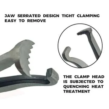 Upgraded 37960 Electrical Disconnect Pliers, 8in Automotive Tools Electrical Connector Pliers, Automotive Tools for Push Tab Style Plugs (Straight+60 Degree)