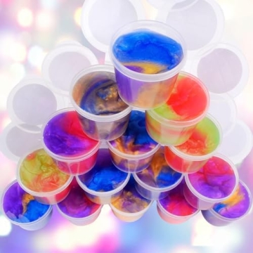 Color Mini Slime Set for Creative Kids Fun 16 Pack