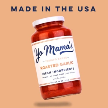 Yo Mama's Keto Roasted Garlic Pasta Sauce - Pack of 2 - Low Carb