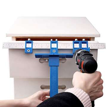 Cabinet Hardware Jig Tool for Perfect Drilling