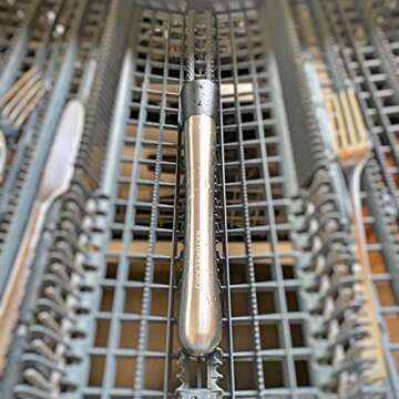 NATURELAND Stainless Steel Cocktail Muddler and Mixing Spoon Home Bar Tool Set - Create Delicious Mojitos and Other Fruit Based Drinks (8" Muddler)