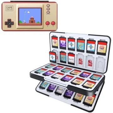 HEIYING Game Card Case for Nintendo Switch & OLED, 48 Game & 24 Micro SD Slots